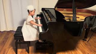 2026 THE 9th MELBOURNE PACIFICPIANO OPEN COMPETITION Moonlight Mood-William Gillock Claire Ye age 5