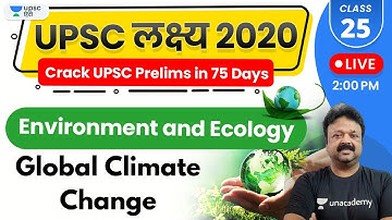 UPSC Lakshya 2020 | Environment and Ecology by Akhilesh Sir | Global Climate Change