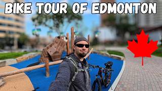 A Bicycle Tour of Downtown Edmonton, Alberta Canada