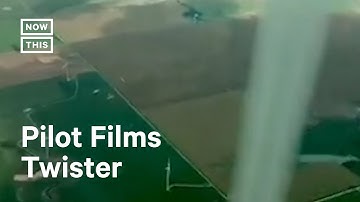 Pilot Circles Giant Twister