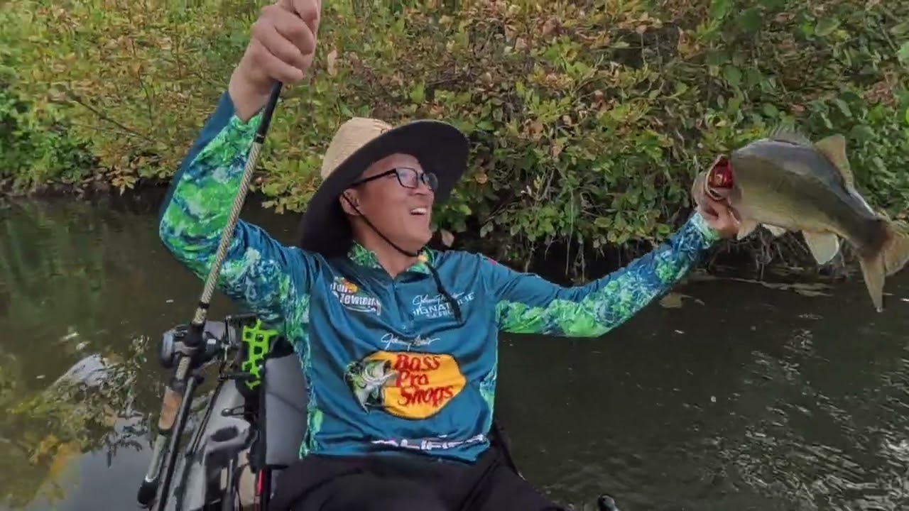 Kayak Bass Fishing (Galt, CA #2)