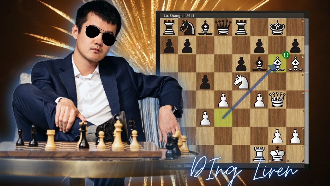 Chess-Network's Blog • Ding Liren destroys Lu Shanglei's kingside in 24  moves •