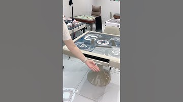 Automatic Mahjong Table/Foldable Ultra Slim The Kinetic Slim 2022 - Grey Deluxe Set+TOP,