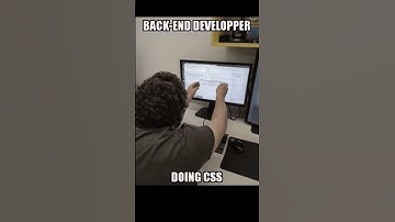 Back-end developer doing css | funny meme for full stack developers