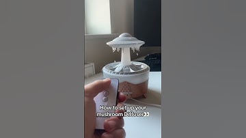 Ultrasonic UFO design Rain Cloud Aroma Diffuser 😄 #shorts #short