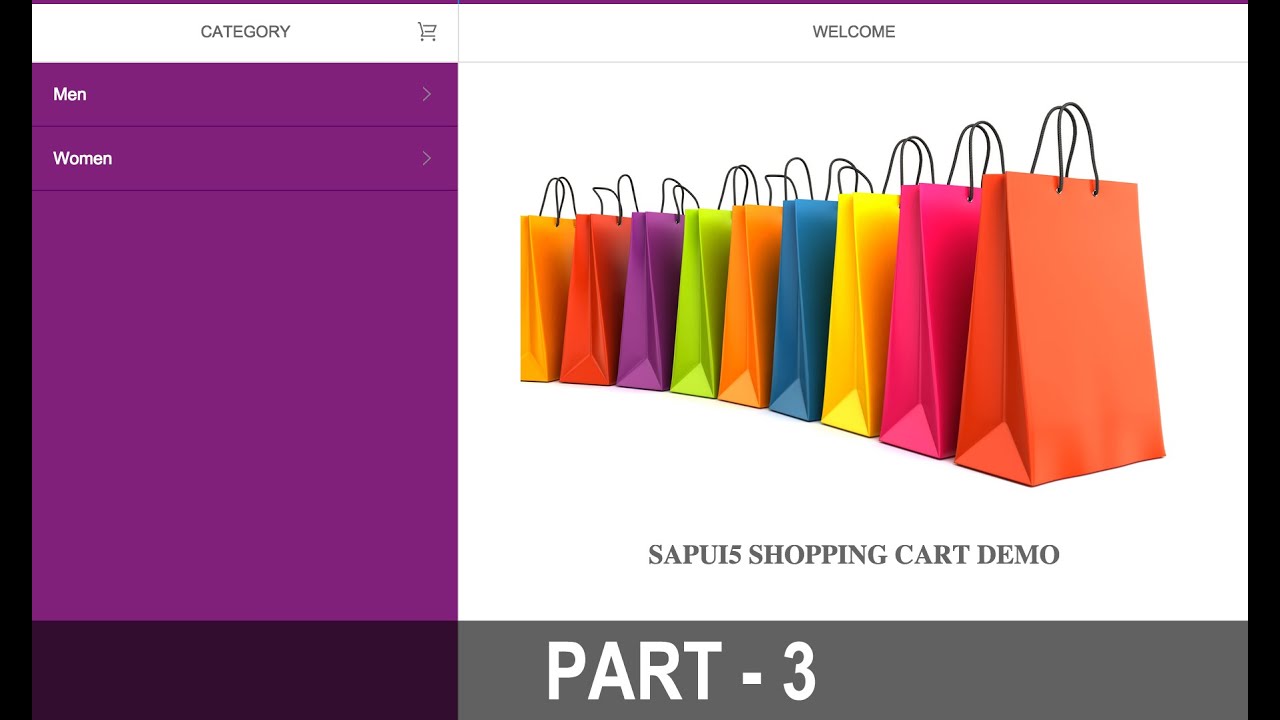 SAPUI5 Shopping Cart Tutorial Part 3 YouTube