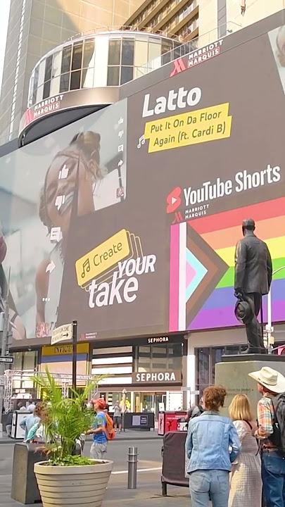 Big Latto. Big Billboards. @YouTubeMusic #shorts