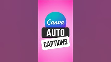 Canva Auto Captions Tutorial  Easy Subtitle Generator in Seconds! #canva