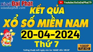 Xổ Số Miền Nam Đại Phát 20/04/2024 - Trực Tiếp XSMN Ngày 20 Tháng 04 - Kết Quả Đài Miền Nam