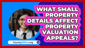 What Small Property Details Affect Property Valuation Appeals? - CountyOffice.org