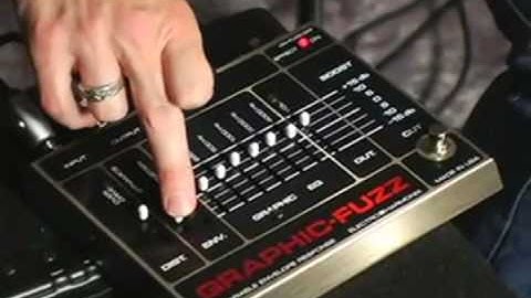 Electro-Harmonix - Graphic Fuzz - Demo by Peter Stroud - EQ- Distortion- Sustainer