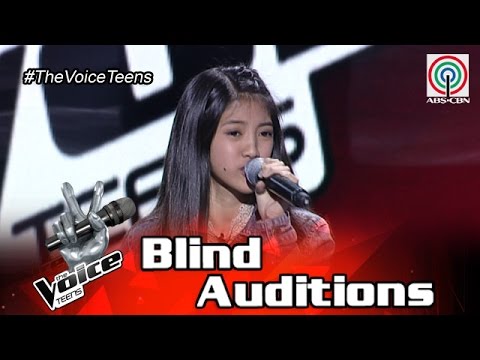 The Voice Teens Philippines Blind Audition: Chloe Redondo - Masterpiece