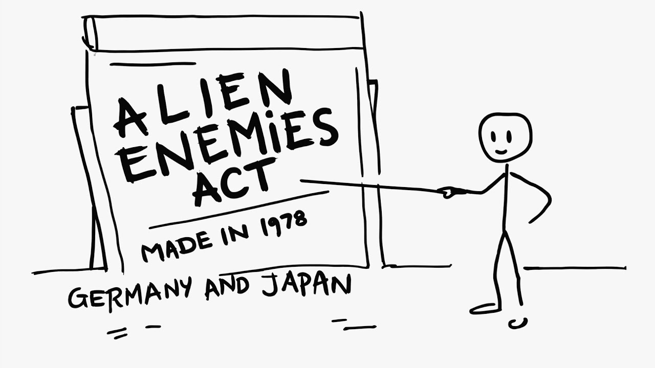 Alien Enemies Act Explained in 1 Minute - YouTube