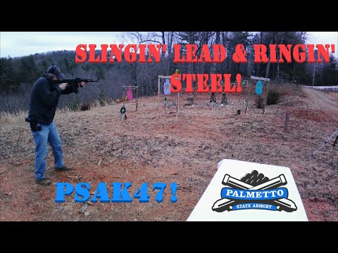 Shooting Some Steel With the Palmetto State Armory PSAK47.