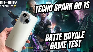 TECNO SPARK GO 1S GAME TEST: CALL OF DUTY MOBILE BATTLE ROYALE