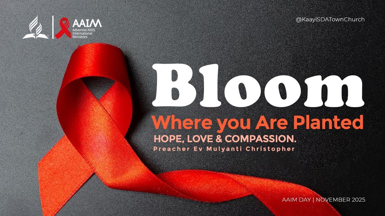 Aids Awareness Topic Bloom Where you Are Planted HOPE, LOVE ...