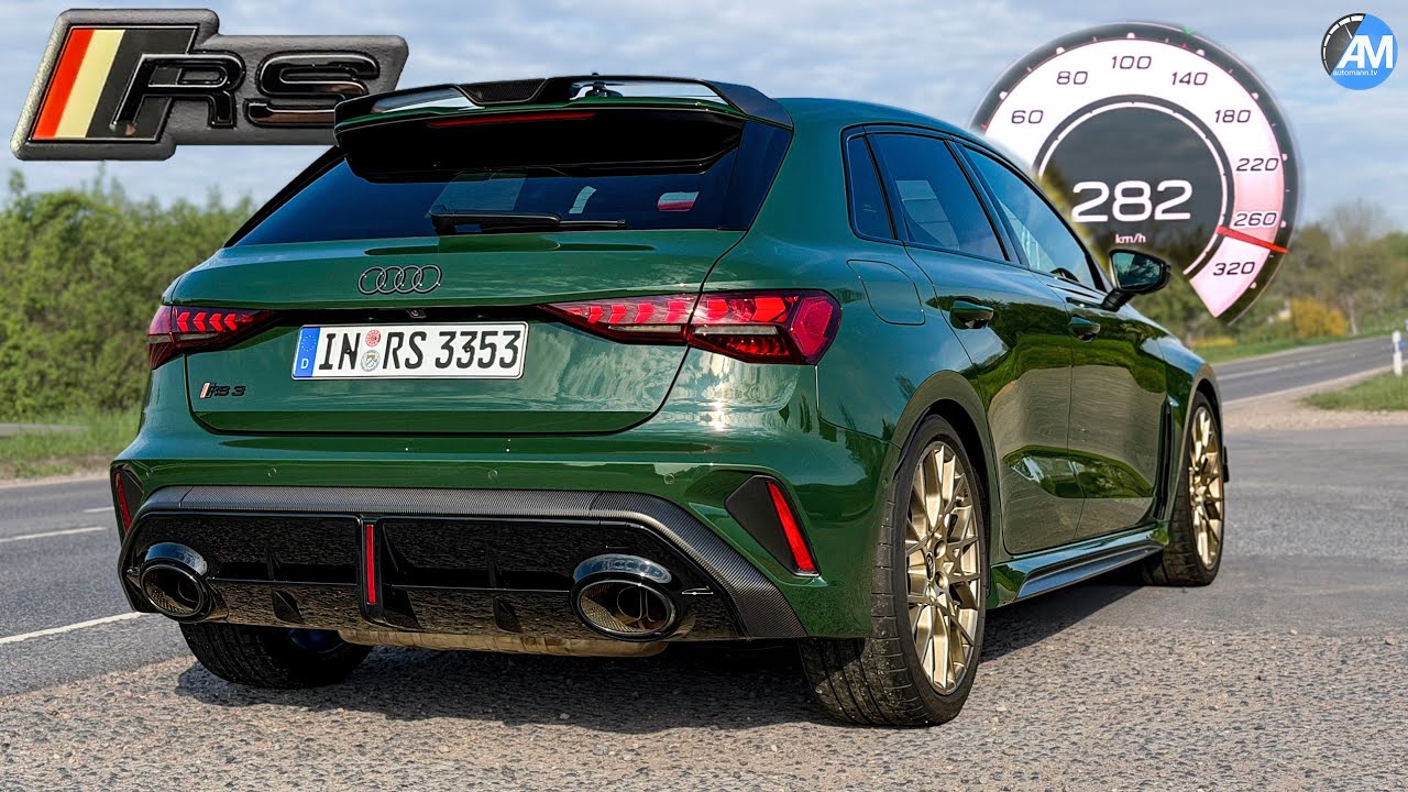 NEW! RS3 Competition limited🔥| 0-280 km/h acceleration🏁| by Automann in 4K
