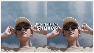 different shakes for edits  after effects tutorial | klqvsluv