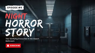 Scary night stories | The Terrifying Encounter in the Airport Bathroom |  Horror true real stories