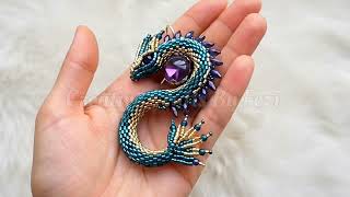 Beaded S Dragon: Which color palette do you prefer? 🐉