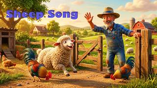 Sheep Song for Kids | Farmer's Animals Nursery Song | Learn Animal Sounds for Babies screenshot 5
