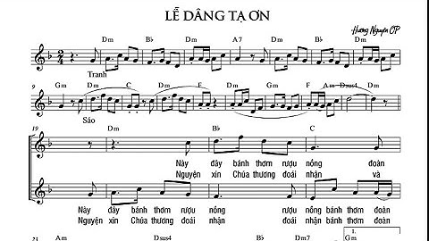 Lễ Dâng Tạ Ơn || Hương Nguyên OP