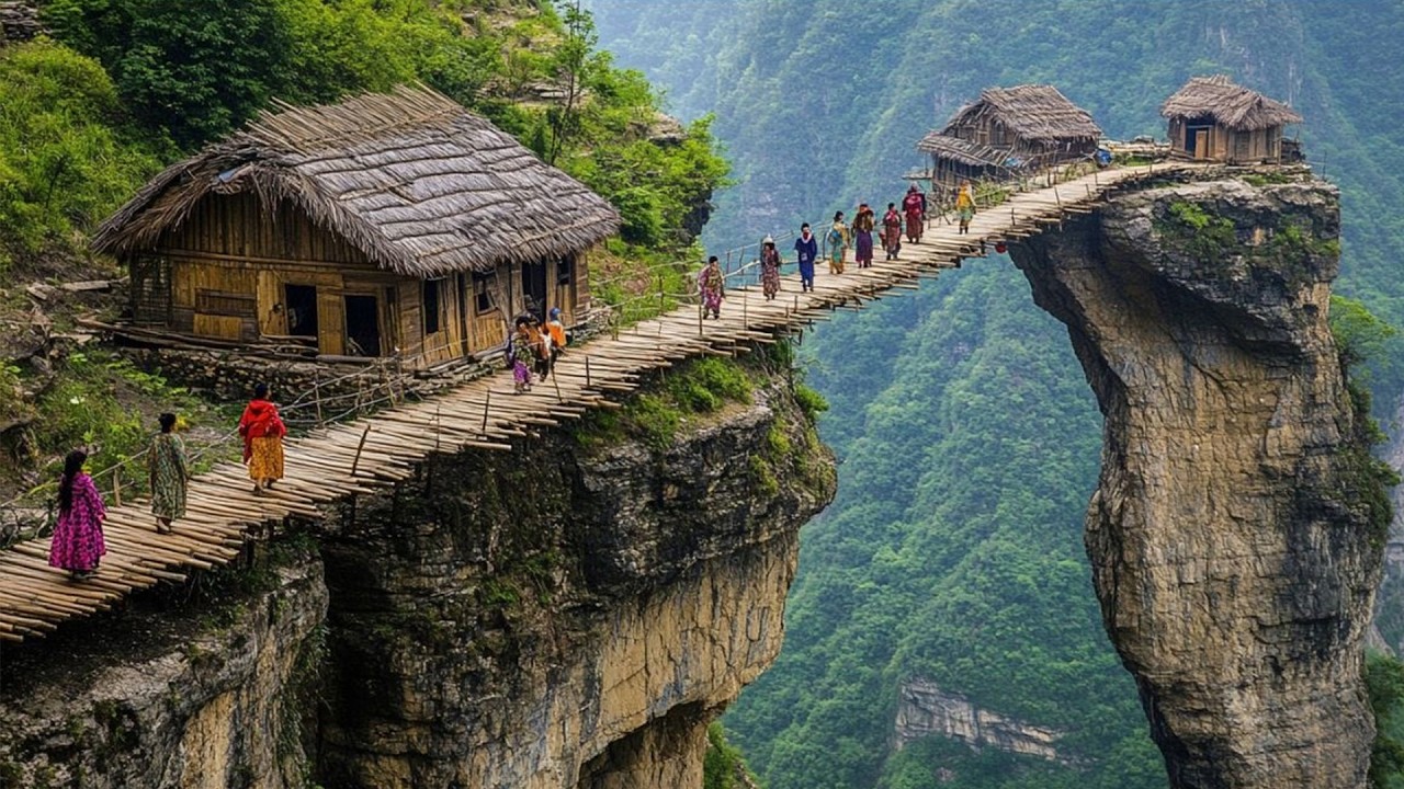 9 ทางเข้าหมู่บ้านที่อันตรายที่สุดจากทั่วโลก