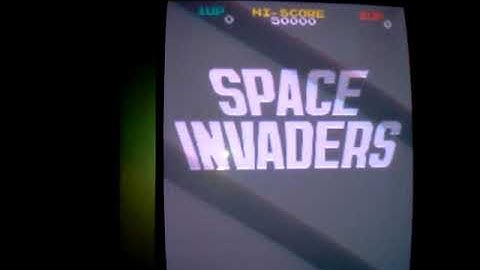 TAITO SUPER SPACE INVADERS ORIGINAL ARCADE JAMMA PCB REPAIR / ATTRACT MODE