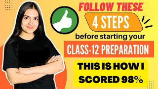 4 steps to follow before starting your CLASS-12 PREPARATION for CBSE Boards & CUET 2022-23 #class12