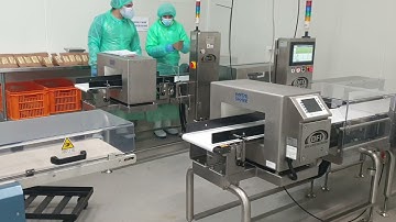 OFI - Sandwich prep line, including Metal Detector & Checkweigher