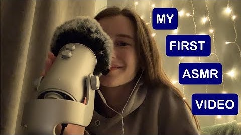my first ASMR video……(pls be nice, I’m sensitive)#asmr