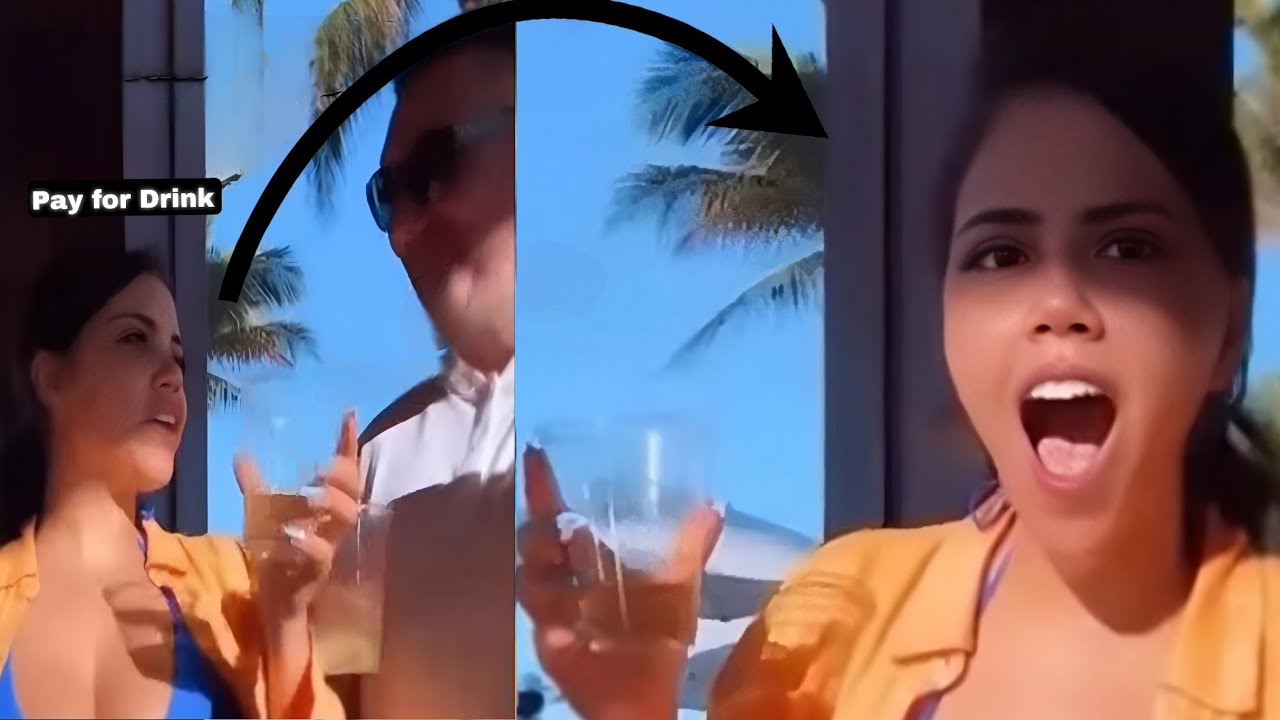 She Asked a Stranger to Pay for Her Drink… INSTANT REGRET (Caught in 4K)