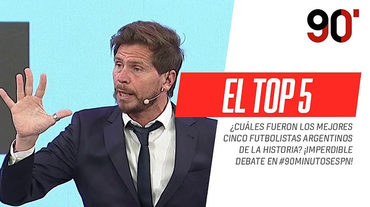 ¿Cuáles fueron los 5 mejores futbolistas argentinos que viste?