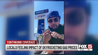 Las Vegas feeling the impact of record breaking gas prices