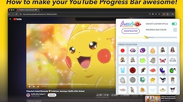 How to make Youtube Progress Bar Awesome  - Custom Progress Bar for Youtube