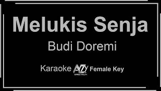 Melukis Senja - Budi Doremi | Karaoke Full Band | Female Key | Minus One | Lirik Tanpa Vokal