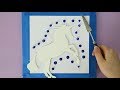 Unicorn Galaxy Acrylic Painting With Sponge #342｜For Beginners Satisfying