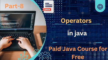 Operators in java | Part- 8 | Java tutorial for free @SoftByte