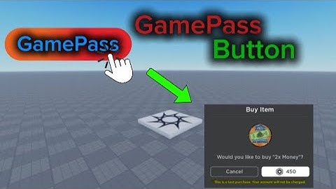 How To Make Gamepass Prompt In Studio Lite