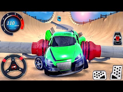 Real Mega Car Crash Driving 3D - Extreme Car Beam Jump Demolition Derby - Android GamePlay