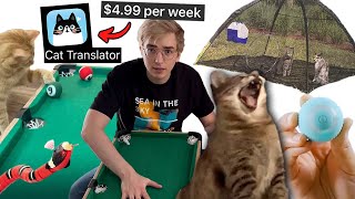Buying the weirdest cat toys on the internet