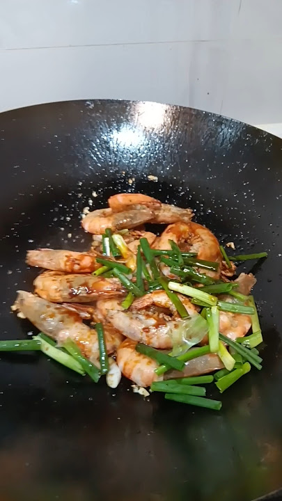 Oseng udang #shortvideo #recipe #subscribe #chinesefood #shrimp