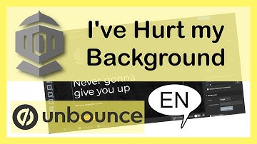 BACKGROUND Design options in UNBOUNCE