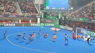 Dangerous accident in hockey worldcup, Umpire Ben Goentgen gets hit on face by ball.