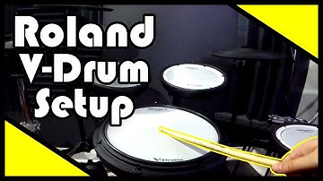 ASMR | Drum Tech POV | Roland E-kit Setup