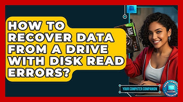 How To Recover Data From A Drive With Disk Read Errors? - Your Computer Companion
