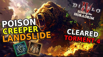 Diablo 4 This POISON LANDSLIDE DRUID MELTS PIT 100+ SEASON 9 BUILD GUIDE