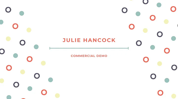 Julie Hancock VO Commercial Demo