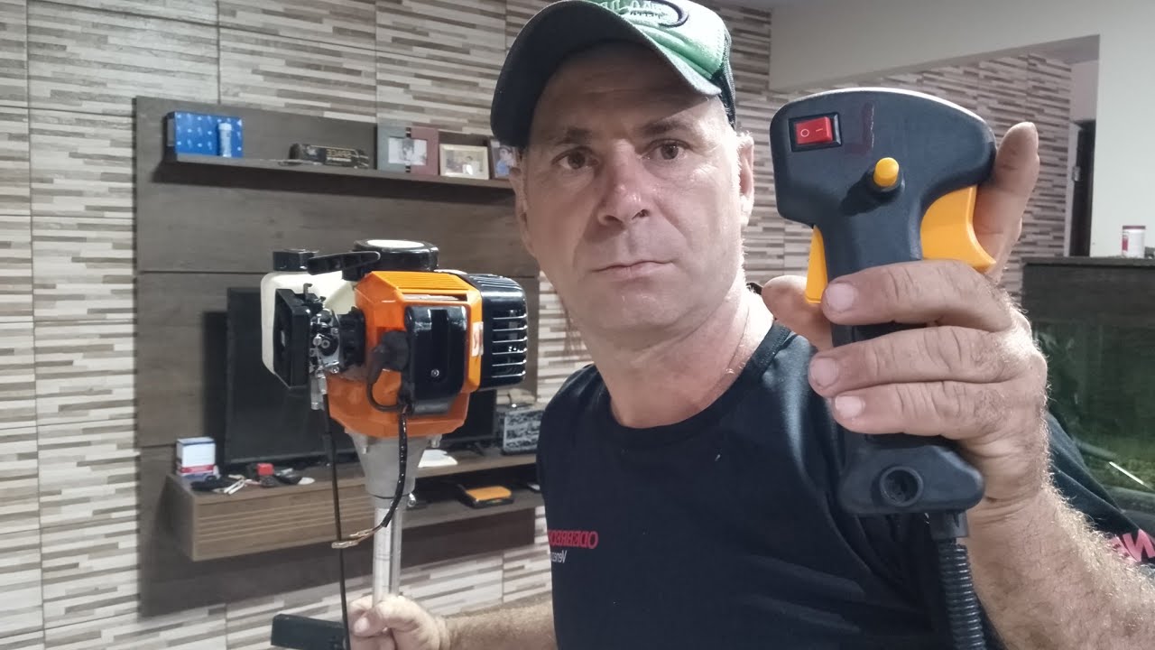 como aumenta o cabo do acelerador do motor 52 cc