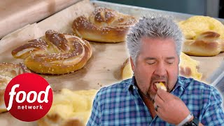 Guy Is Amazed By These Authentic German Pretzels | Diners, Drive-Ins &amp; Dives